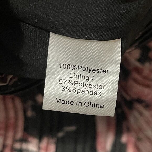 TUCKERNUCK Beaux Valette Natalie Dress Size 10 Black Pink NEW Floral Gardencore - Picture 12 of 16